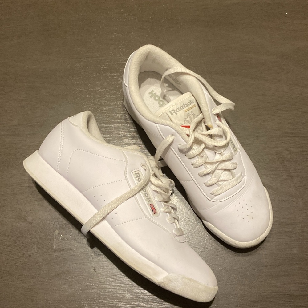 Vintage Reebok Classic White Running Shoes